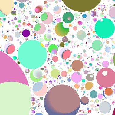 Daire saydam arka plan - eğilim seamless modeli.