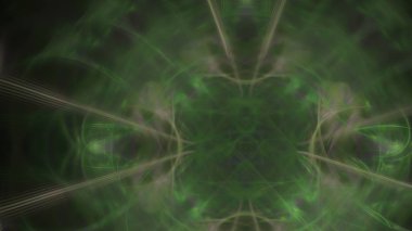 Fantezi kaotik renkli fraktal desen. Soyut Fraktal şekiller. 3D render resimde arka plan veya duvar kağıdı.