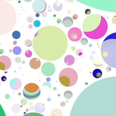 Daire saydam arka plan - eğilim seamless modeli.