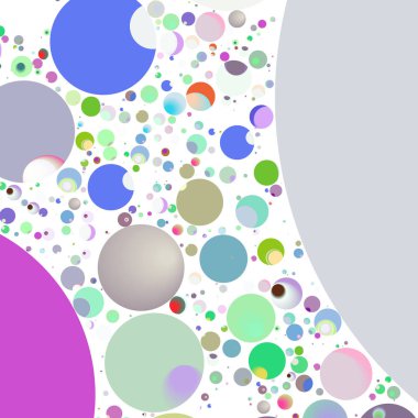 Daire saydam arka plan - eğilim seamless modeli.