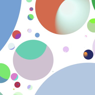 Daire saydam arka plan - eğilim seamless modeli.