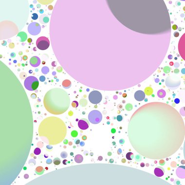 Daire saydam arka plan - eğilim seamless modeli.