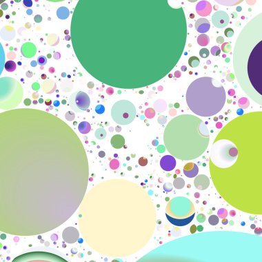 Daire saydam arka plan - eğilim seamless modeli.