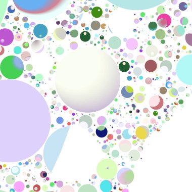 Daire saydam arka plan - eğilim seamless modeli.