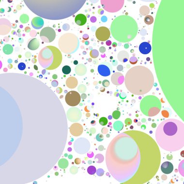 Daire saydam arka plan - eğilim seamless modeli.