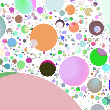 Daire saydam arka plan - eğilim seamless modeli.