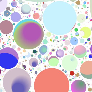 Daire saydam arka plan - eğilim seamless modeli.