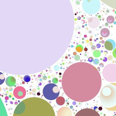 Daire saydam arka plan - eğilim seamless modeli.