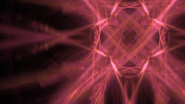 Fantezi kaotik renkli fraktal desen. Soyut Fraktal şekiller. 3D render resimde arka plan veya duvar kağıdı.