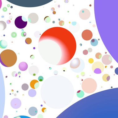 Daire saydam arka plan - eğilim seamless modeli.