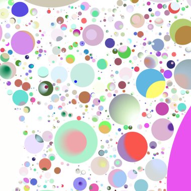 Daire saydam arka plan - eğilim seamless modeli.