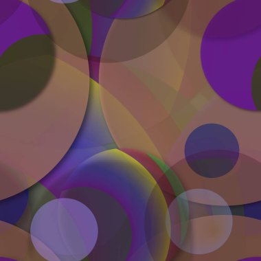 Daire saydam arka plan - eğilim seamless modeli.