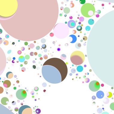 Daire saydam arka plan - eğilim seamless modeli.