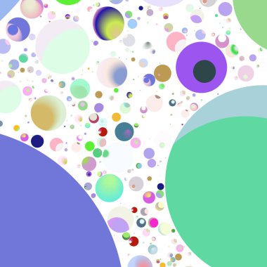 Daire saydam arka plan - eğilim seamless modeli.