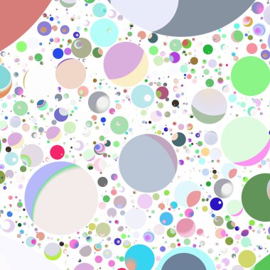 Daire saydam arka plan - eğilim seamless modeli.