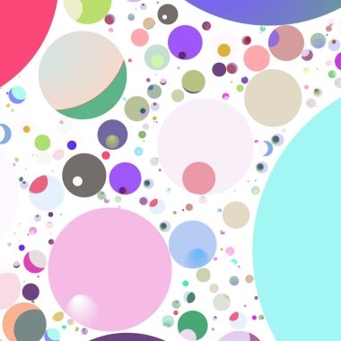 Daire saydam arka plan - eğilim seamless modeli.