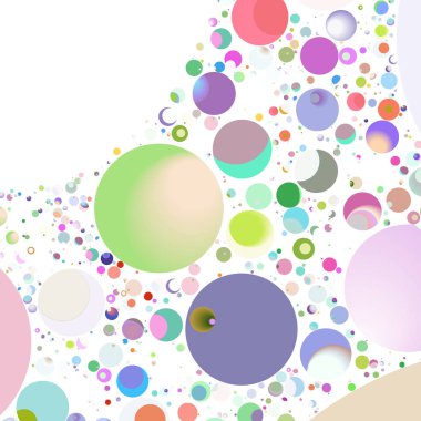 Daire saydam arka plan - eğilim seamless modeli.