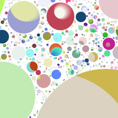 Daire saydam arka plan - eğilim seamless modeli.