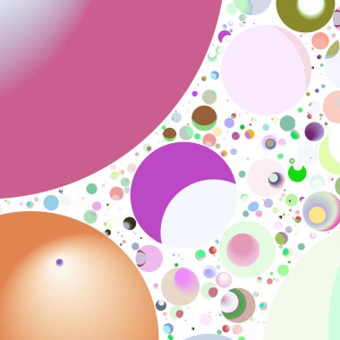 Daire saydam arka plan - eğilim seamless modeli.