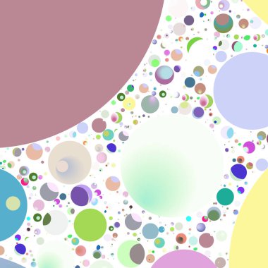 Daire saydam arka plan - eğilim seamless modeli.