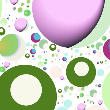 Daire saydam arka plan - eğilim seamless modeli.