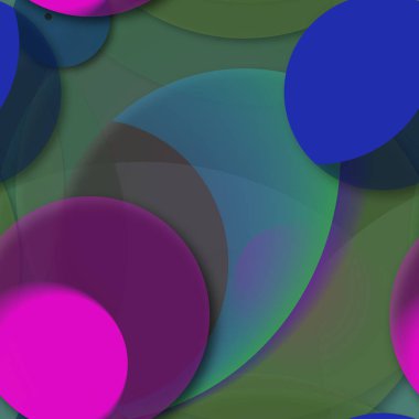 Daire saydam arka plan - eğilim seamless modeli.