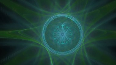 Fantezi kaotik renkli fraktal desen. Soyut Fraktal şekiller. 3D render resimde arka plan veya duvar kağıdı.