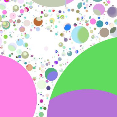 Daire saydam arka plan - eğilim seamless modeli.