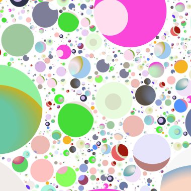 Daire saydam arka plan - eğilim seamless modeli.