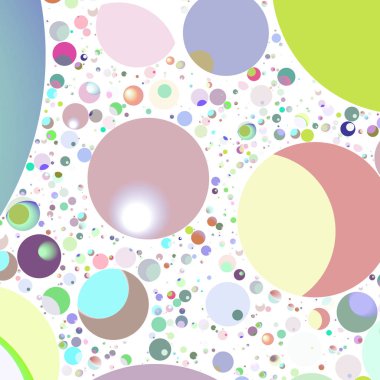 Daire saydam arka plan - eğilim seamless modeli.