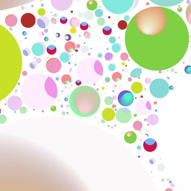 Daire saydam arka plan - eğilim seamless modeli.