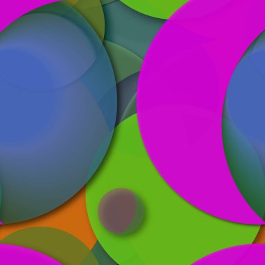 Daire saydam arka plan - eğilim seamless modeli.