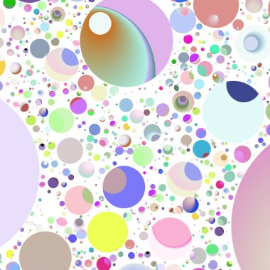 Daire saydam arka plan - eğilim seamless modeli.