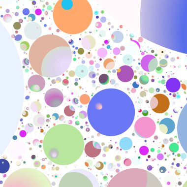 Daire saydam arka plan - eğilim seamless modeli.