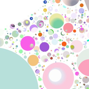 Daire saydam arka plan - eğilim seamless modeli.