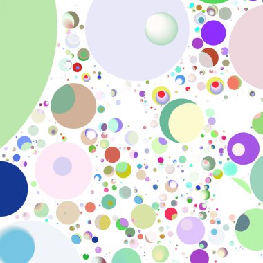 Daire saydam arka plan - eğilim seamless modeli.