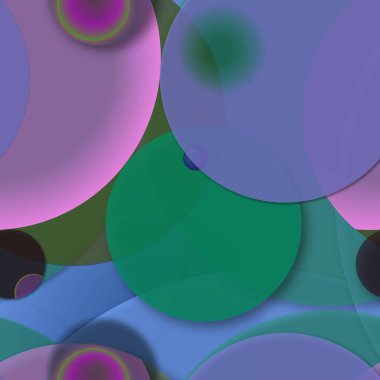 Daire saydam arka plan - eğilim seamless modeli.