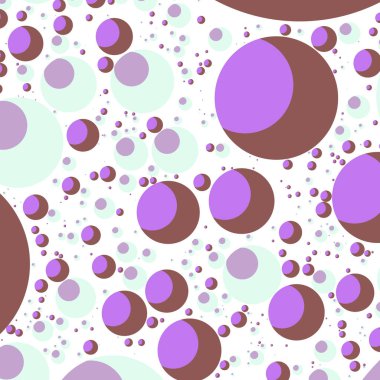 Daire saydam arka plan - eğilim seamless modeli.