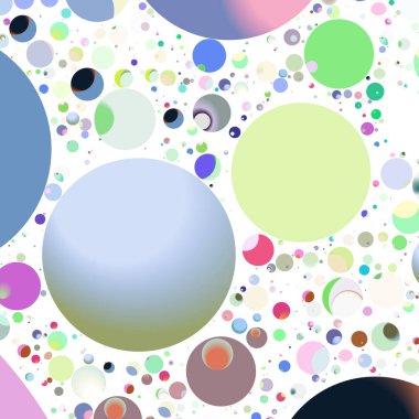 Daire saydam arka plan - eğilim seamless modeli.