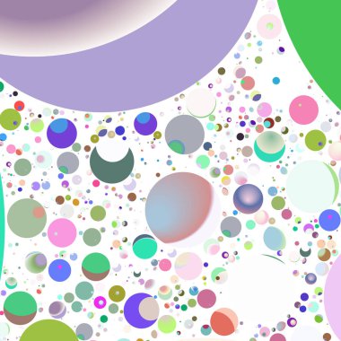 Daire saydam arka plan - eğilim seamless modeli.