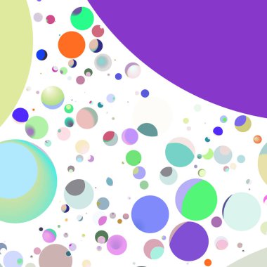 Daire saydam arka plan - eğilim seamless modeli.