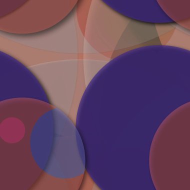 Daire saydam arka plan - eğilim seamless modeli.