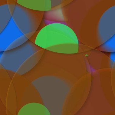 Daire saydam arka plan - eğilim seamless modeli.