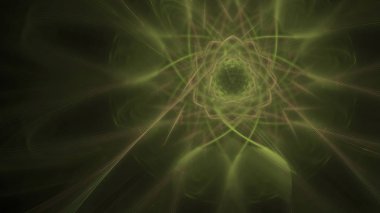 Fantezi kaotik renkli fraktal desen. Soyut Fraktal şekiller. 3D render resimde arka plan veya duvar kağıdı.