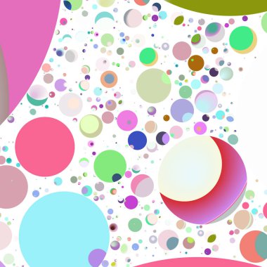 Daire saydam arka plan - eğilim seamless modeli.