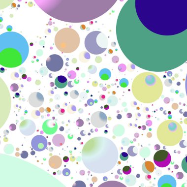 Daire saydam arka plan - eğilim seamless modeli.