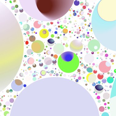 Daire saydam arka plan - eğilim seamless modeli.