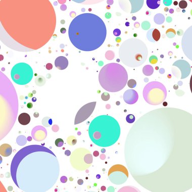 Daire saydam arka plan - eğilim seamless modeli.