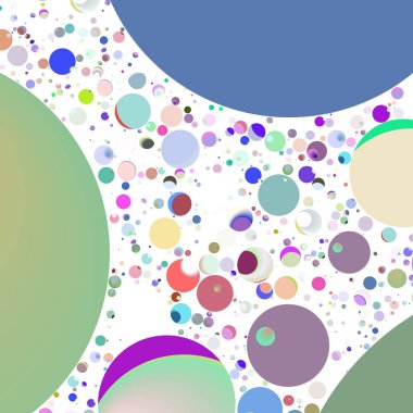 Daire saydam arka plan - eğilim seamless modeli.