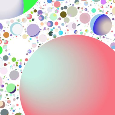 Daire saydam arka plan - eğilim seamless modeli.